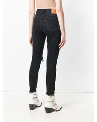 Черные джинсы скинни от Levi's