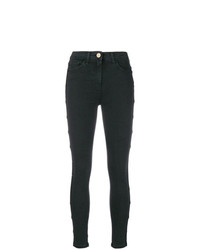 Черные джинсы скинни от Elisabetta Franchi
