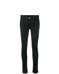 Черные джинсы скинни от Emporio Armani
