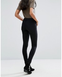 Черные джинсы скинни от Brave Soul