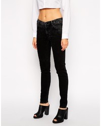 Черные джинсы скинни от Just Female