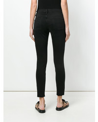 Черные джинсы скинни от Frame Denim