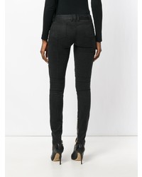 Черные джинсы скинни от Balmain