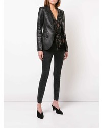 Черные джинсы скинни от Paige