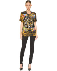 Черные джинсы скинни от Versace