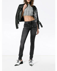 Черные джинсы скинни от Filles a papa