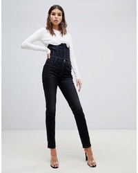 Черные джинсы скинни от Miss Sixty