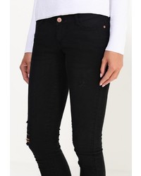 Черные джинсы скинни от Noisy May