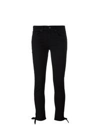 Черные джинсы скинни от rag & bone/JEAN