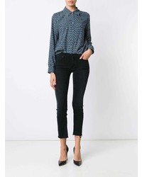 Черные джинсы скинни от Mother