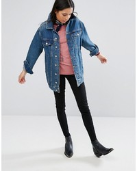 Черные джинсы скинни от Brave Soul