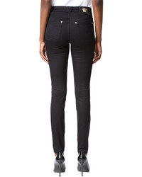 Черные джинсы скинни от Versace