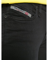 Черные джинсы скинни от Diesel