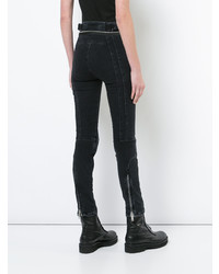 Черные джинсы скинни от Unravel Project