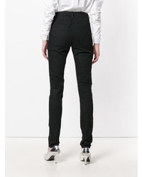 Черные джинсы скинни от Saint Laurent