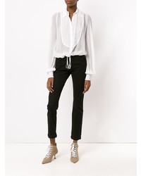 Черные джинсы скинни от Andrea Bogosian