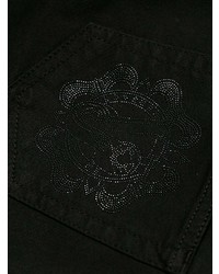 Черные джинсы скинни от Versace Jeans