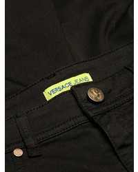 Черные джинсы скинни от Versace Jeans