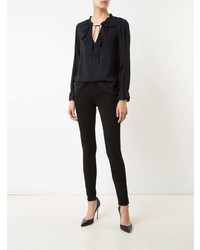 Черные джинсы скинни от Paige