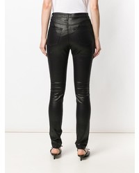 Черные джинсы скинни от Saint Laurent