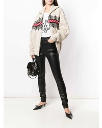 Черные джинсы скинни от Saint Laurent