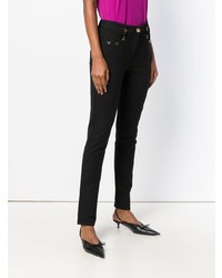 Черные джинсы скинни от Cavalli Class