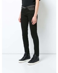 Черные джинсы скинни от RED Valentino