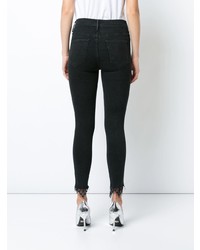 Черные джинсы скинни от Mother