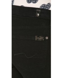 Черные джинсы скинни от 7 For All Mankind