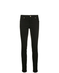 Черные джинсы скинни от Versace Jeans