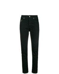 Черные джинсы скинни от Versace Jeans