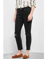 Черные джинсы скинни от Violeta BY MANGO