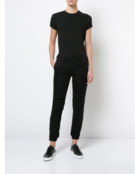 Черные джинсы скинни от Mother