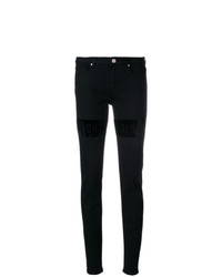 Черные джинсы скинни от Zoe Karssen