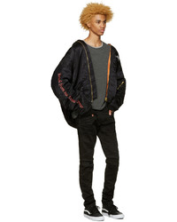 Мужские черные джинсы от Pierre Balmain