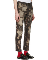 Мужские черные джинсы от Gucci