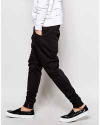 Мужские черные джинсы от Siksilk