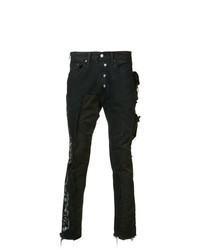 Мужские черные джинсы от Black Fist