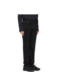 Мужские черные джинсы от Helmut Lang