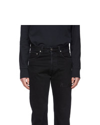Мужские черные джинсы от Helmut Lang