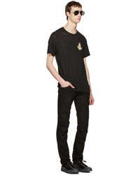 Мужские черные джинсы от Pierre Balmain