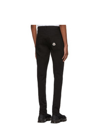 Мужские черные джинсы от Moncler