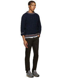 Мужские черные джинсы от Burberry