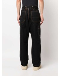 Мужские черные джинсы от KAPITAL