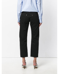 Женские черные джинсы от MM6 MAISON MARGIELA