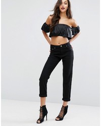 Женские черные джинсы от PrettyLittleThing