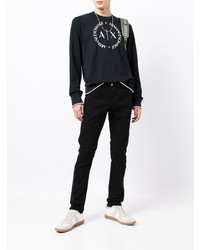 Мужские черные джинсы от Armani Exchange