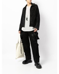 Мужские черные джинсы от Julius