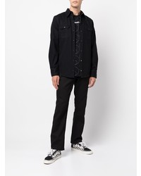 Мужские черные джинсы от Pleasures