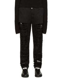 Мужские черные джинсы от Hood by Air